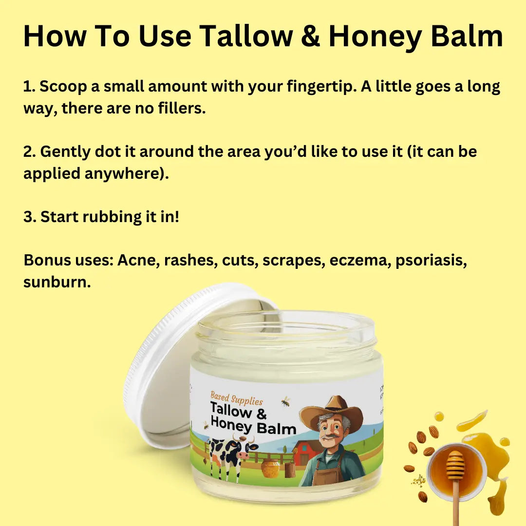 Tallow & Honey Balm - 2 oz